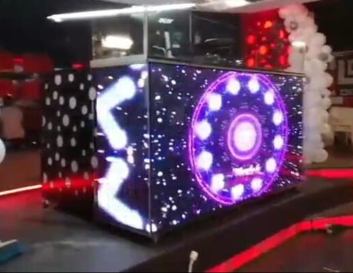 Pantalla LED Interior Discoteca La Central