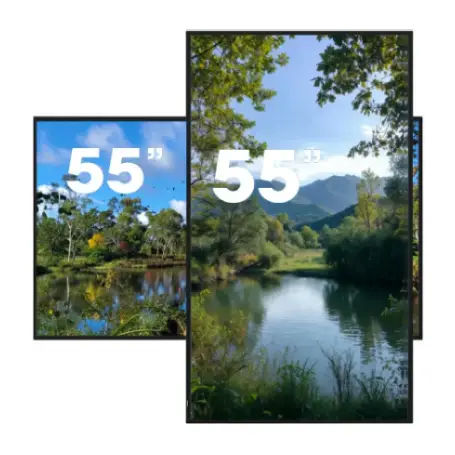 Pantalla LCD de 55" Interior