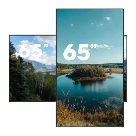 Pantalla LCD 65" Interior